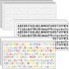 Alphabet Stickers, Self Adhesive Alphabet Sticker,Black,White and Colourful