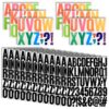 Black Alphabet Capital Letter Stickers & 2 Sets
