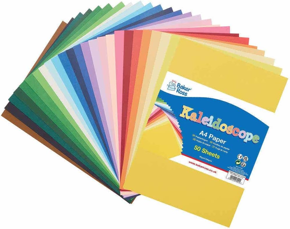 FC968 Kaleidoscope of Colours A4 Paper Pack -