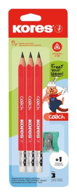 Graphite Pencils for Kids - Soft Lead with Eraser Tip,